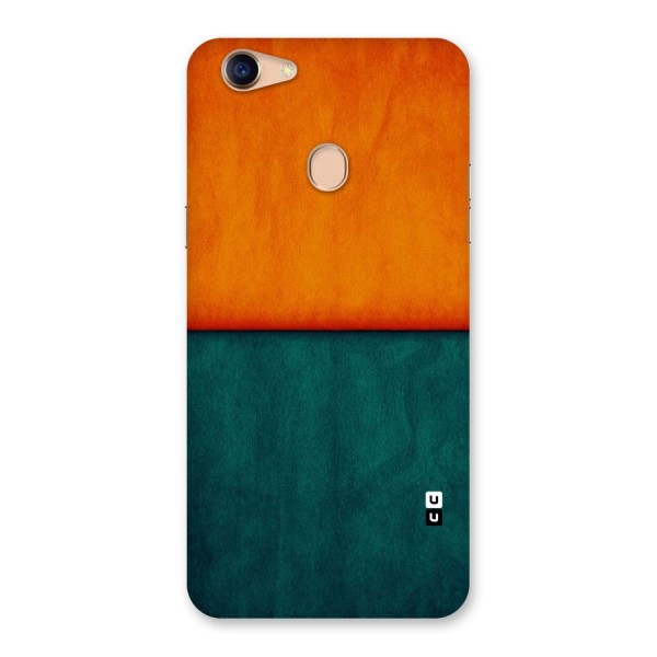 Orange Green Shade Back Case for Oppo F5 Youth