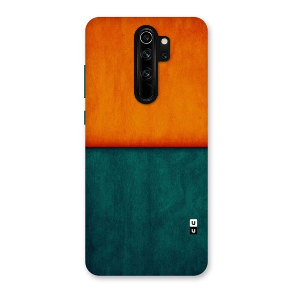 Orange Green Shade Back Case for Redmi Note 8 Pro