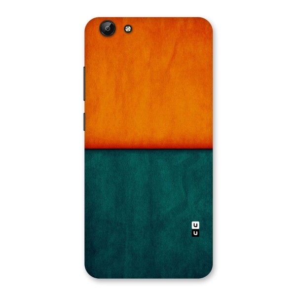 Orange Green Shade Back Case for Vivo Y69
