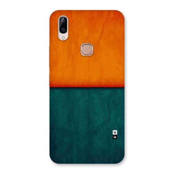 Orange Green Shade Back Case for Vivo Y83 Pro