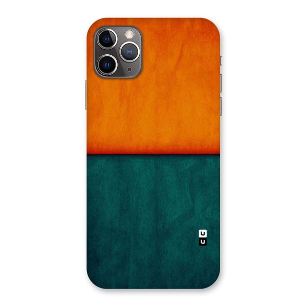 Orange Green Shade Back Case for iPhone 11 Pro Max