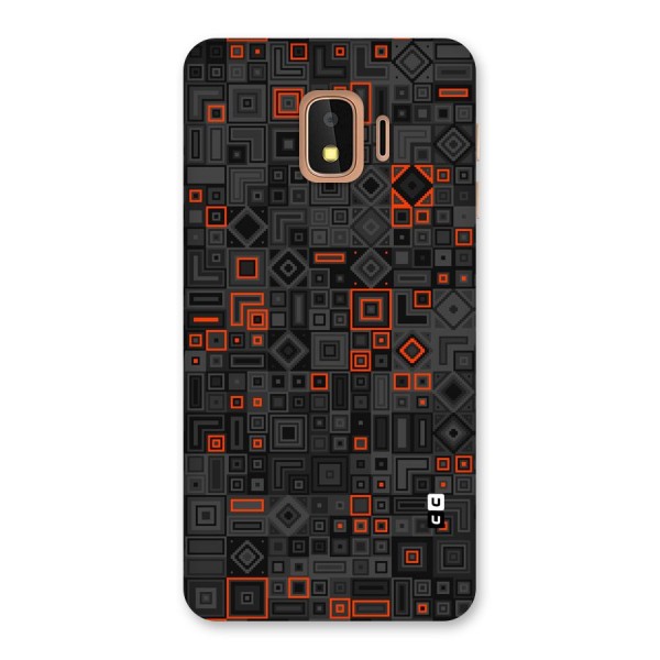 Orange Shapes Abstract Back Case for Galaxy J2 Core