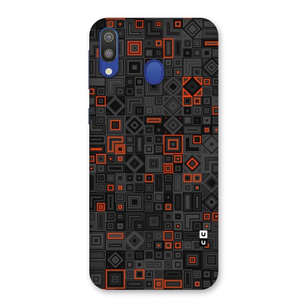 Orange Shapes Abstract Back Case for Galaxy M20