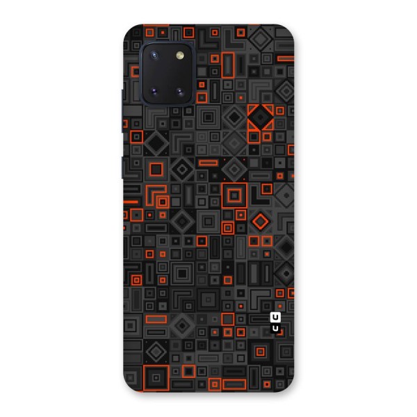 Orange Shapes Abstract Back Case for Galaxy Note 10 Lite