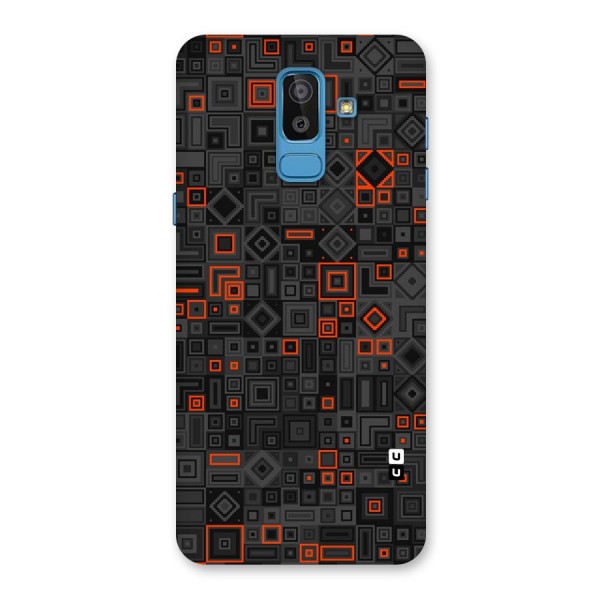 Orange Shapes Abstract Back Case for Galaxy On8 (2018)