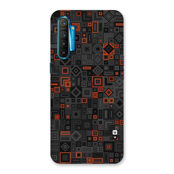 Orange Shapes Abstract Back Case for Realme XT