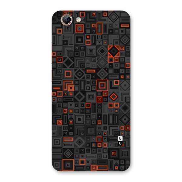 Orange Shapes Abstract Back Case for Vivo Y71
