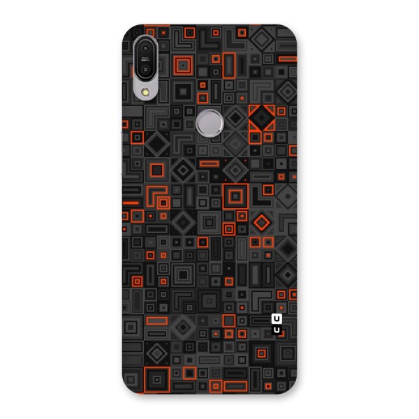Orange Shapes Abstract Back Case for Zenfone Max Pro M1