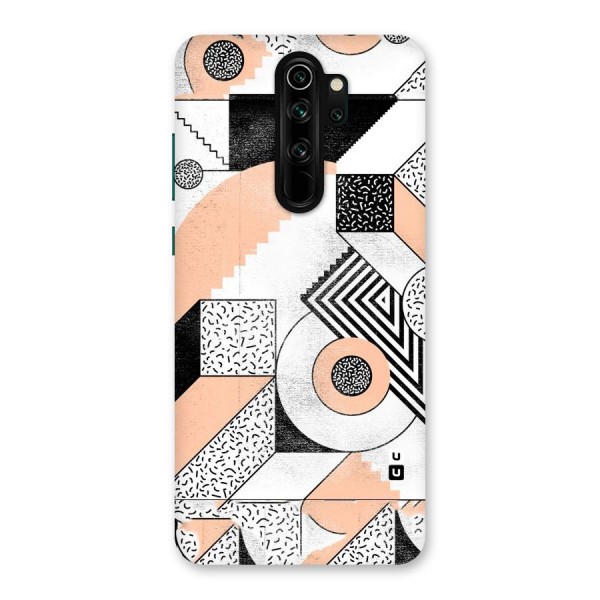 Orange Zig Zag Back Case for Redmi Note 8 Pro