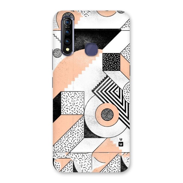 Orange Zig Zag Back Case for Vivo Z1 Pro