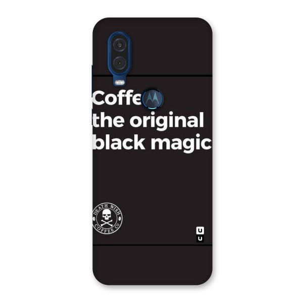 Original Black Magic Back Case for Motorola One Vision