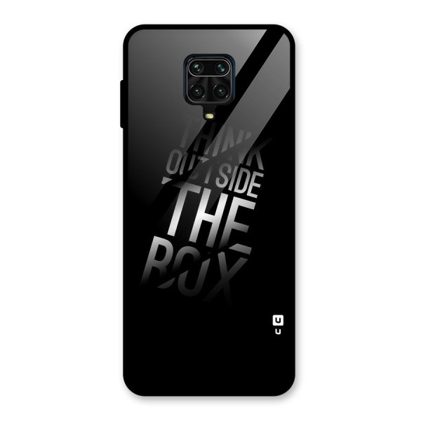 Outside The Box Thinking Glass Back Case for Poco M2 Pro