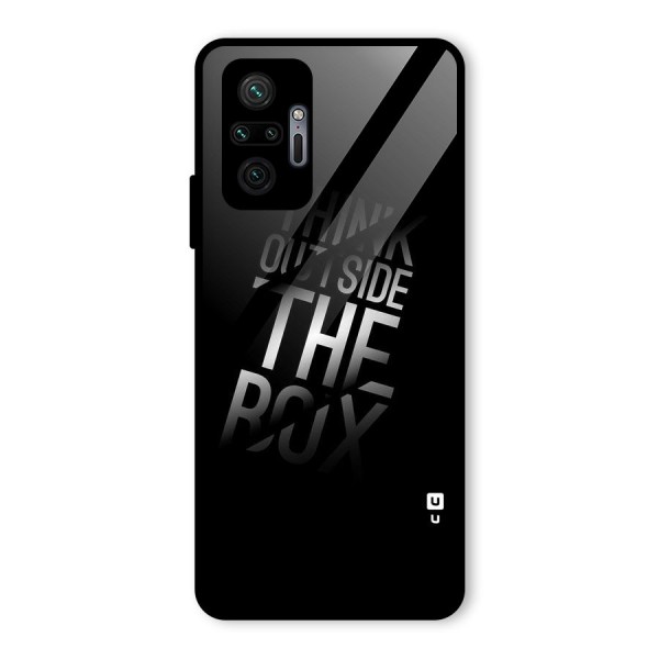 Outside The Box Thinking Glass Back Case for Redmi Note 10 Pro