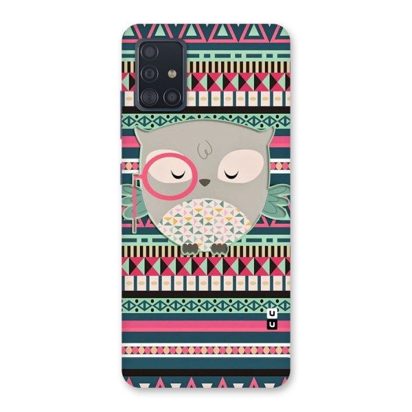 Owl Cute Pattern Back Case for Galaxy A51
