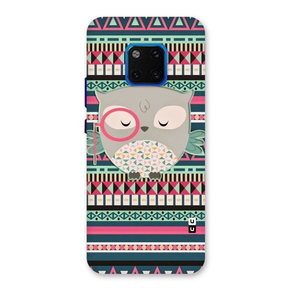 Owl Cute Pattern Back Case for Huawei Mate 20 Pro