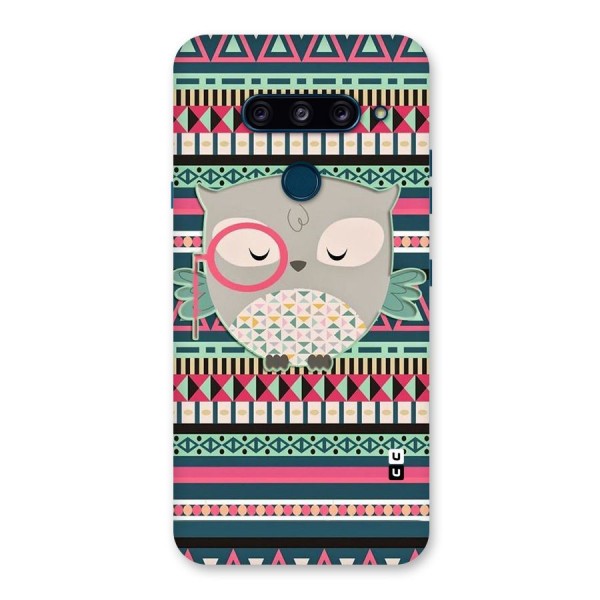Owl Cute Pattern Back Case for LG  V40 ThinQ