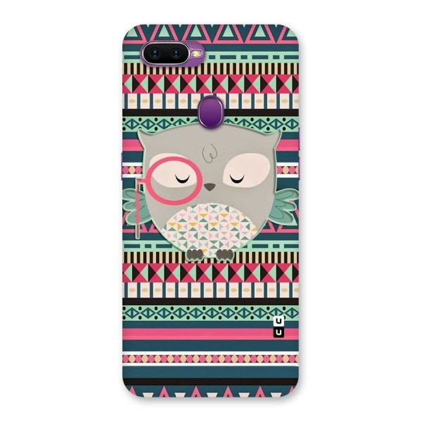 Owl Cute Pattern Back Case for Oppo F9