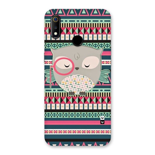 Owl Cute Pattern Back Case for Realme 3