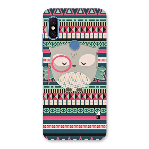 Owl Cute Pattern Back Case for Redmi Note 6 Pro