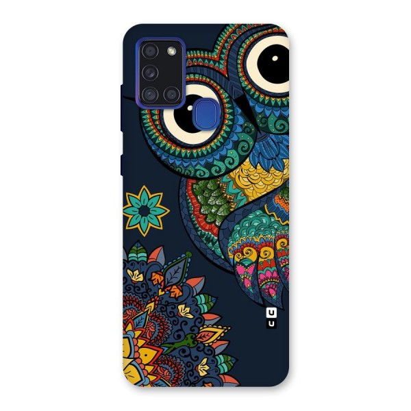 Owl Eyes Back Case for Galaxy A21s
