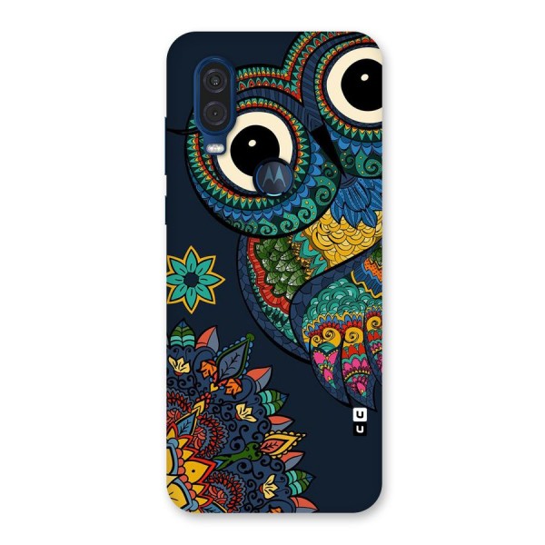 Owl Eyes Back Case for Motorola One Vision