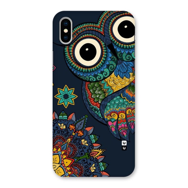 Owl Eyes Back Case for iPhone XS