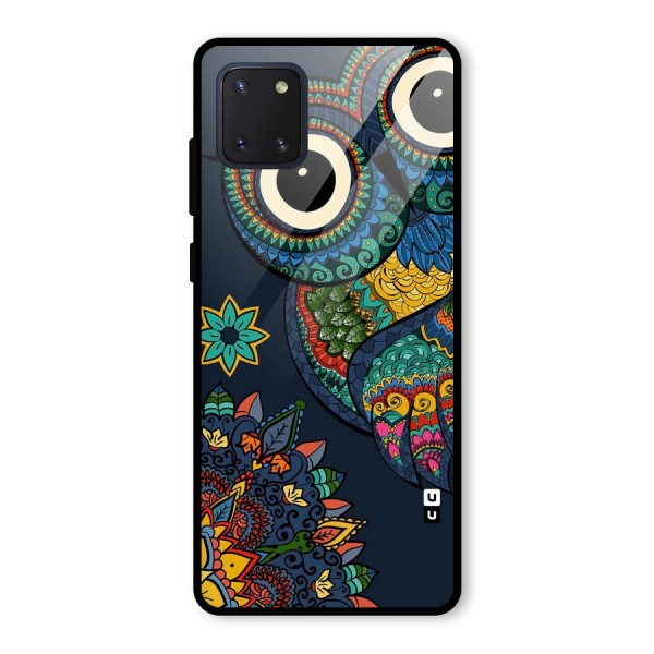 Owl Eyes Glass Back Case for Galaxy Note 10 Lite