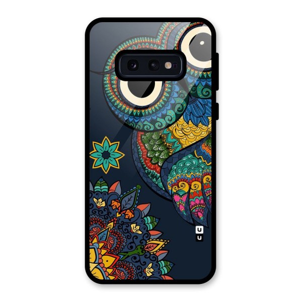 Owl Eyes Glass Back Case for Galaxy S10e