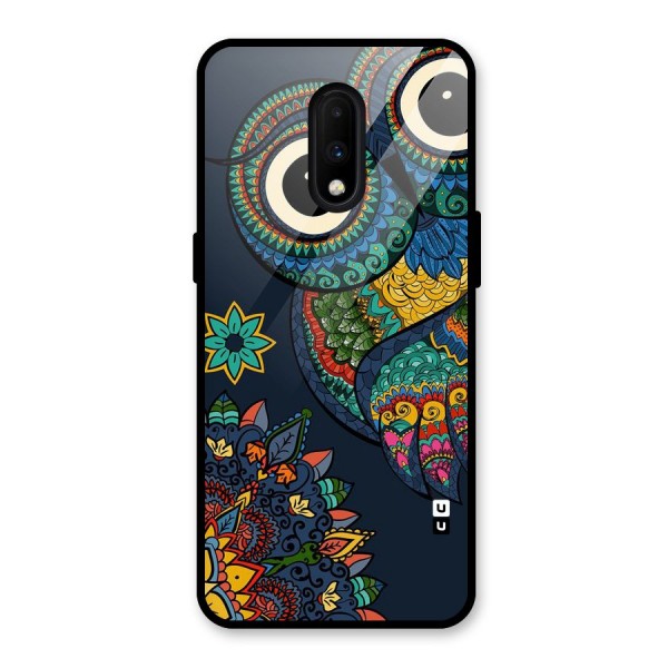Owl Eyes Glass Back Case for OnePlus 7