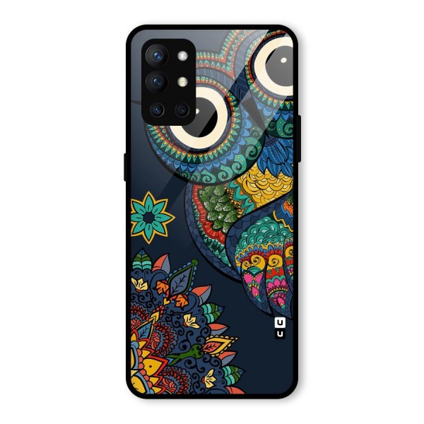 Owl Eyes Glass Back Case for OnePlus 9R