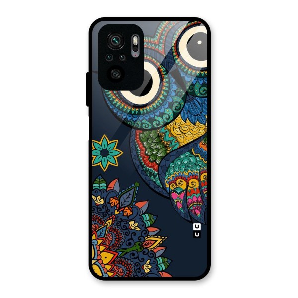 Owl Eyes Glass Back Case for Redmi Note 10