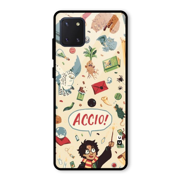 Owl Letter Glass Back Case for Galaxy Note 10 Lite