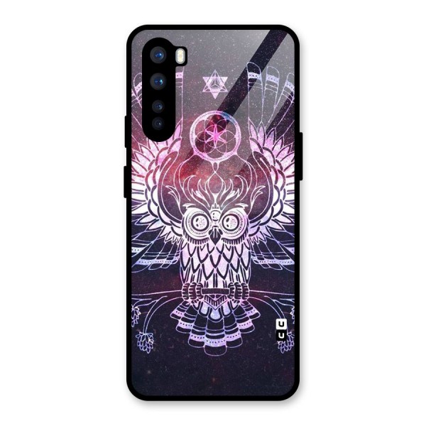 Owl Quirk Swag Glass Back Case for OnePlus Nord