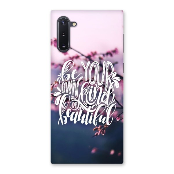 Own Kind of Beautiful Back Case for Galaxy Note 10