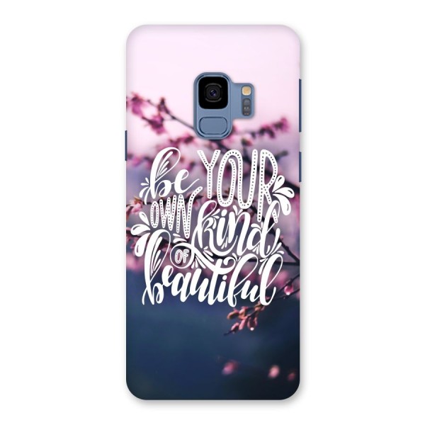 Own Kind of Beautiful Back Case for Galaxy S9
