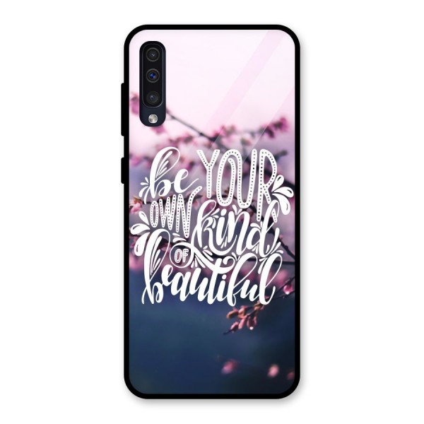 Own Kind of Beautiful Glass Back Case for Galaxy A50s