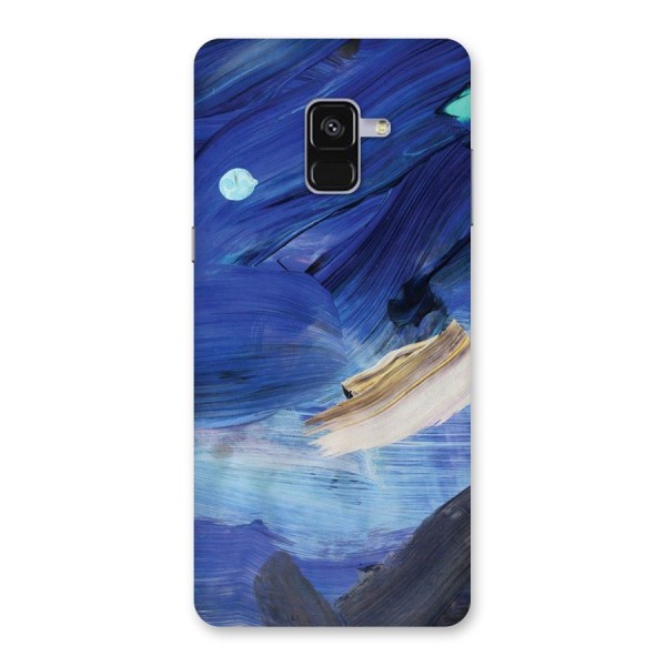 Paint Brush Strokes Back Case for Galaxy A8 Plus