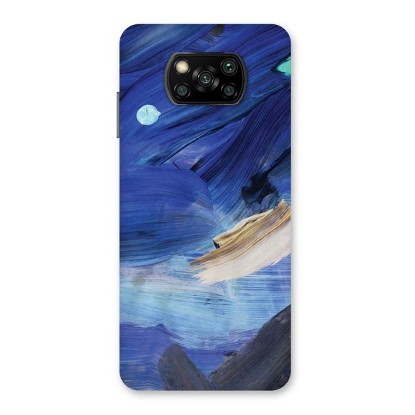 Paint Brush Strokes Back Case for Poco X3