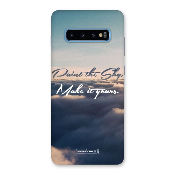 Paint the Sky Back Case for Galaxy S10 Plus