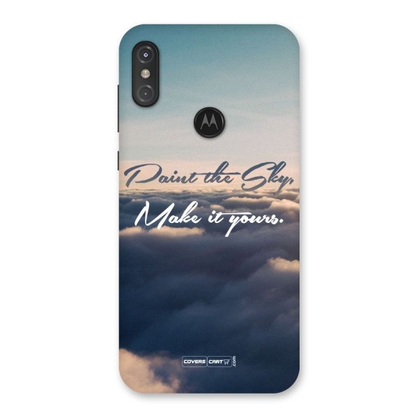 Paint the Sky Back Case for Motorola One Power