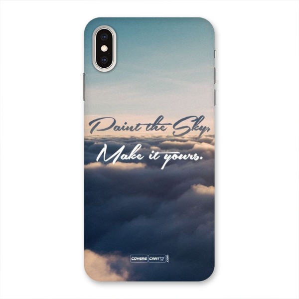 Paint the Sky Back Case for iPhone XS Max