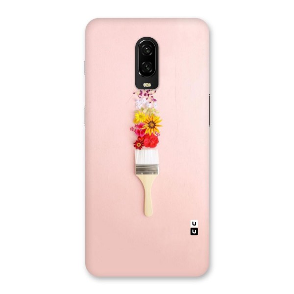 Painted Flowers Back Case for OnePlus 6T