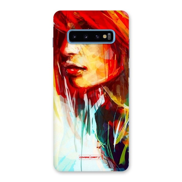Painted Girl Back Case for Galaxy S10 Plus