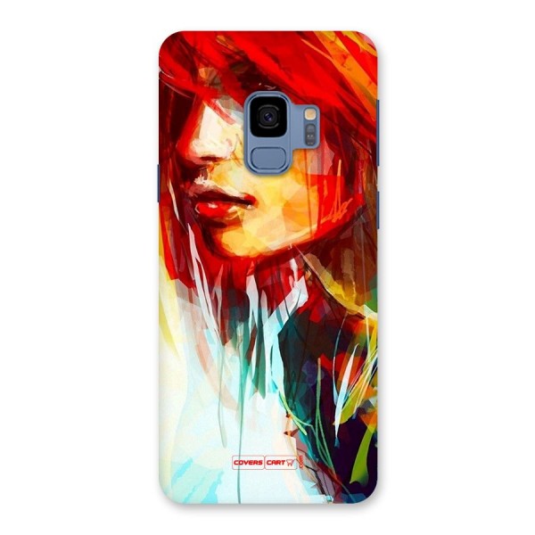 Painted Girl Back Case for Galaxy S9
