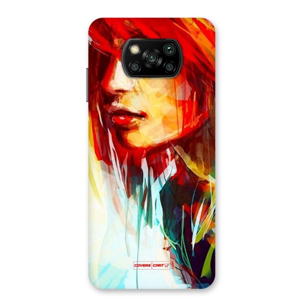 Painted Girl Back Case for Poco X3