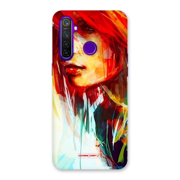 Painted Girl Back Case for Realme 5 Pro