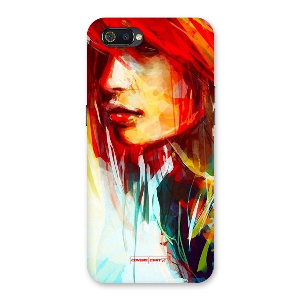 Painted Girl Back Case for Realme C2