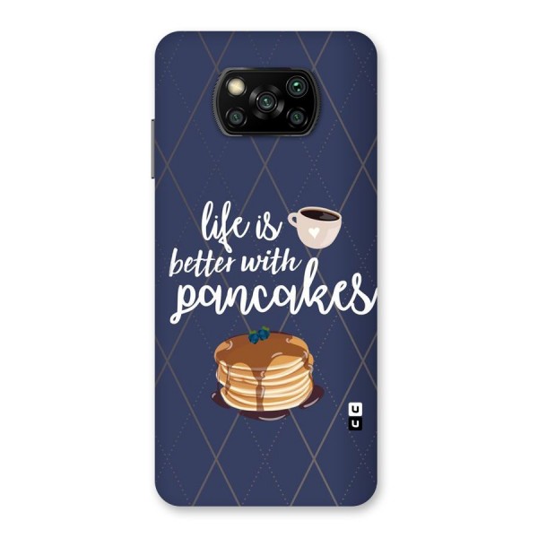 Pancake Life Back Case for Poco X3
