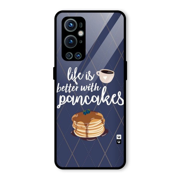 Pancake Life Glass Back Case for OnePlus 9 Pro