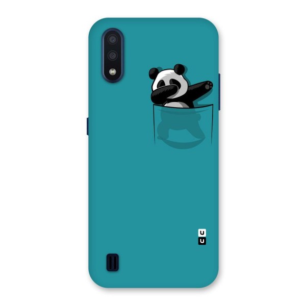 Panda Dabbing Away Back Case for Galaxy M01